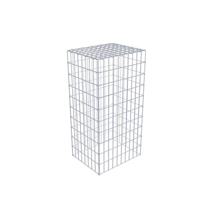 Anbaugabione Typ 3 100 cm x 40 cm x 50 cm (L x H x T), Maschenweite 5 cm x 10 cm, C-Ring