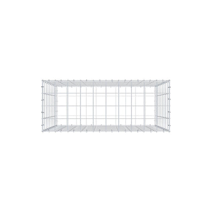 Gabião 100 cm x 90 cm x 40 cm (C x A x P), malhagem 10 cm x 10 cm, anel C