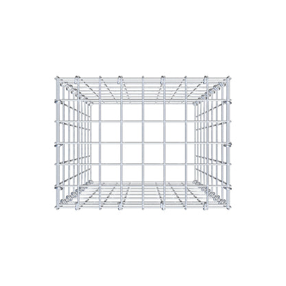 Gabião Tipo 3 80 cm x 40 cm x 30 cm (C x A x P), malhagem 5 cm x 10 cm, anel C