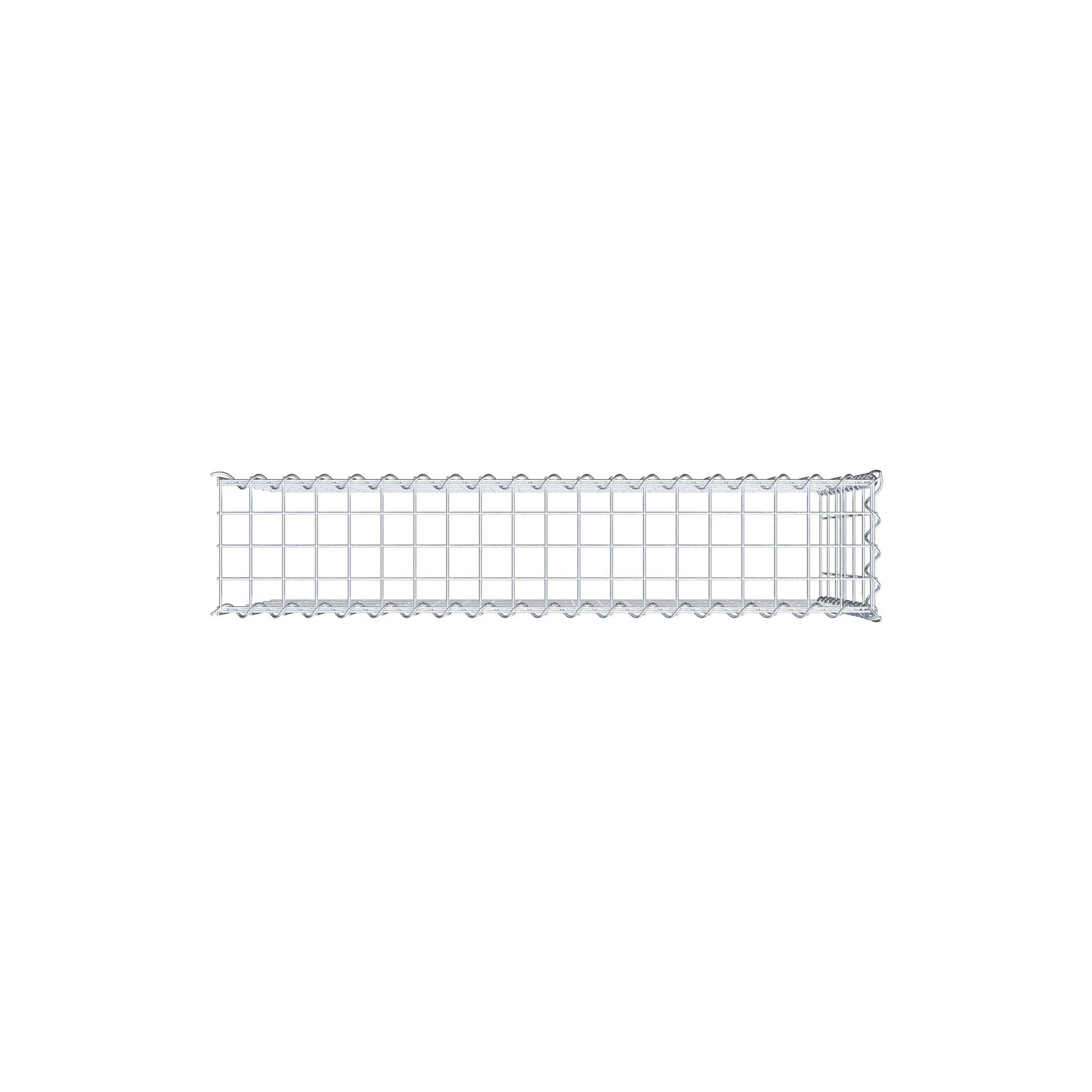 Anbaugabione Typ 4 100 cm x 60 cm x 20 cm (L x H x T), Maschenweite 5 cm x 10 cm, Spirale