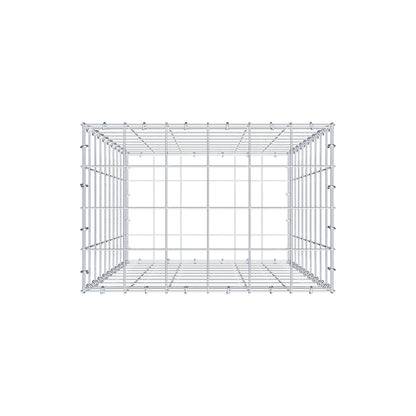Gabion 100 cm x 60 cm x 40 cm (L x H x D), maskestørrelse 10 cm x 10 cm, C-ring