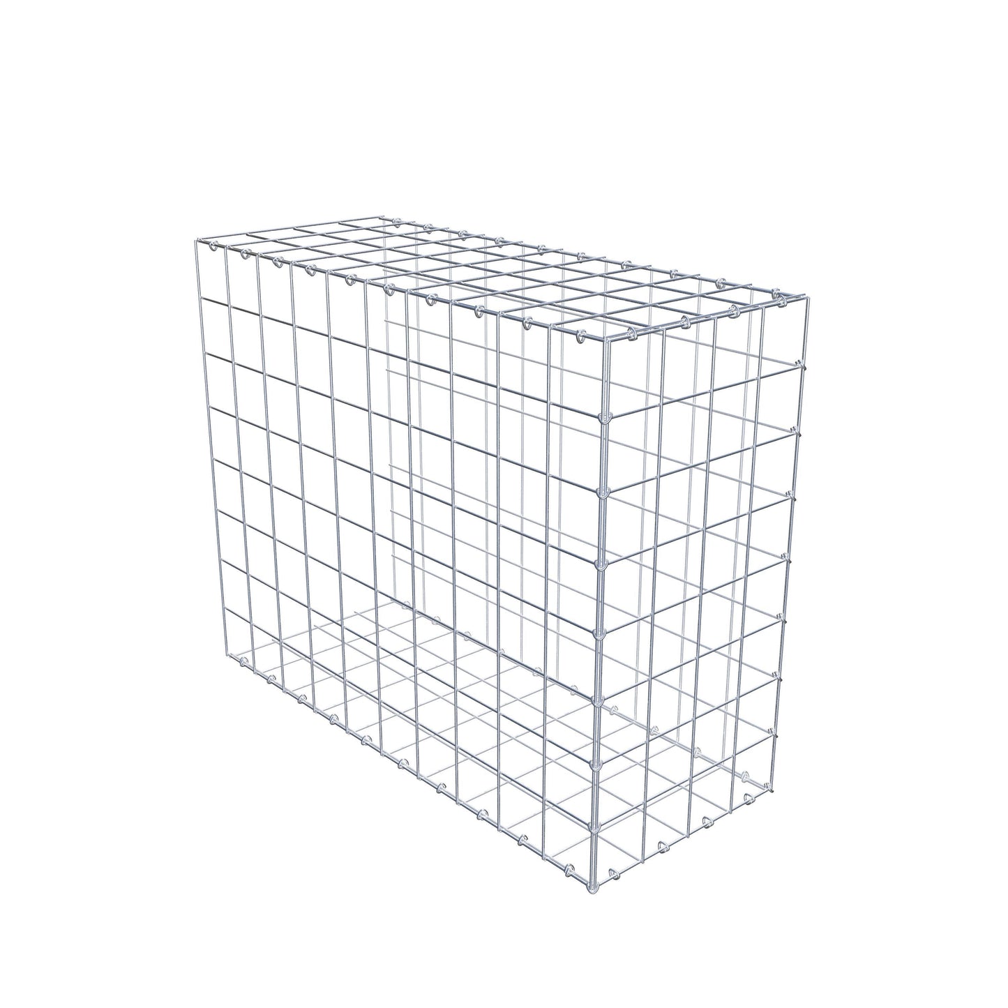 Gavión complementario de tipo 2 100 cm x 80 cm x 40 cm (L x A x P), malla 10 cm x 10 cm, anillo en C
