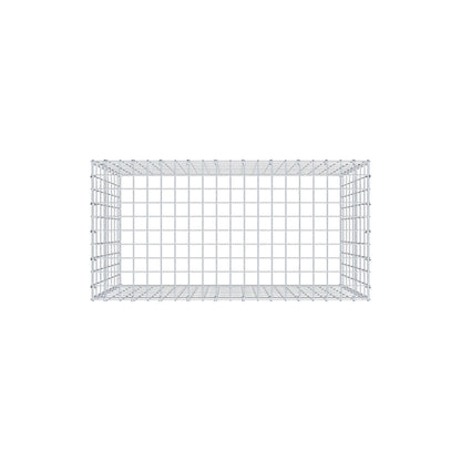 Gabião Tipo 3 100 cm x 80 cm x 50 cm (C x A x P), malhagem 5 cm x 10 cm, anel C