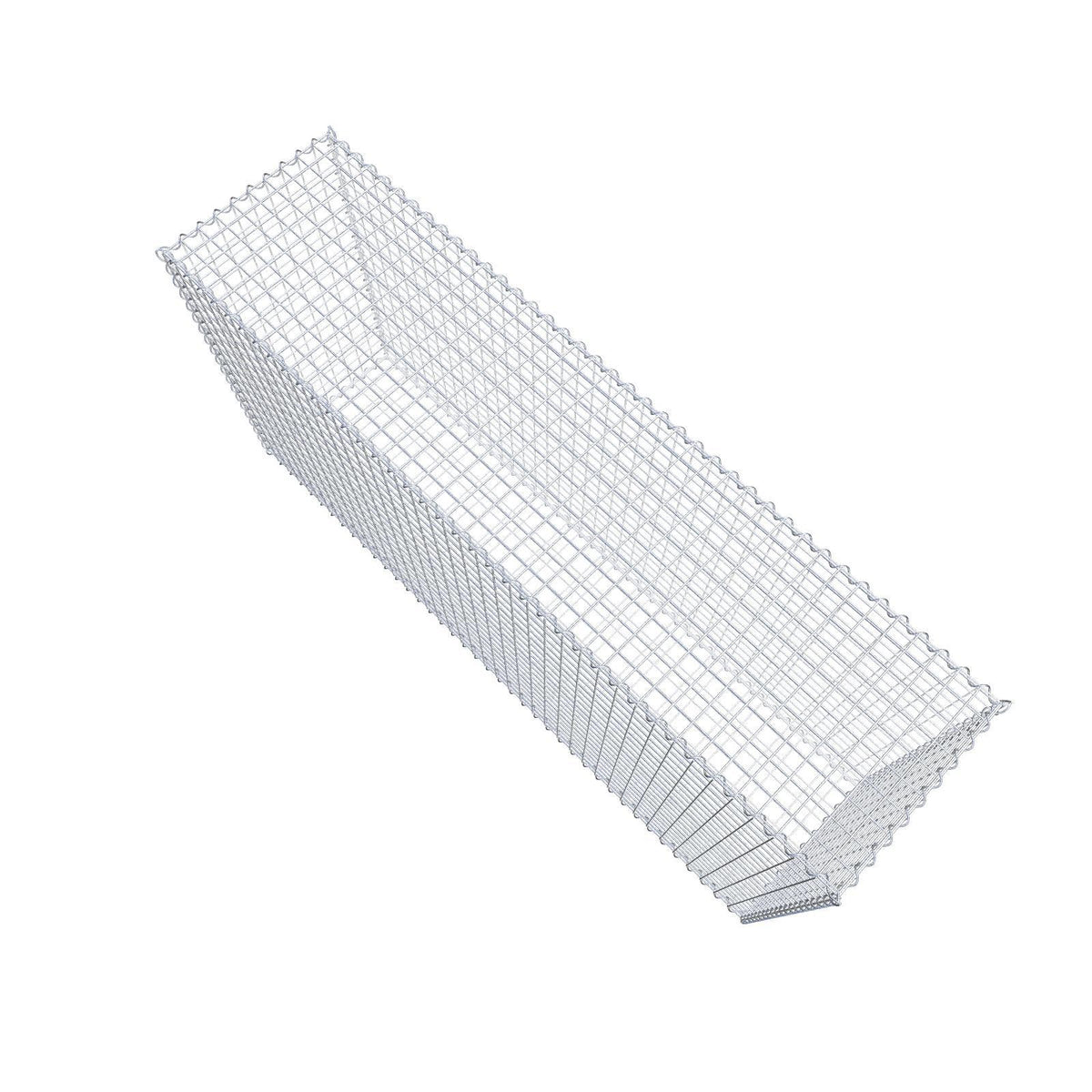 Gabion 200 cm x 100 cm x 50 cm (L x H x D), maskstorlek 5 cm x 5 cm, spiral