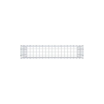 Gabião Tipo 3 100 cm x 70 cm x 20 cm (C x A x P), malhagem 5 cm x 10 cm, anel C