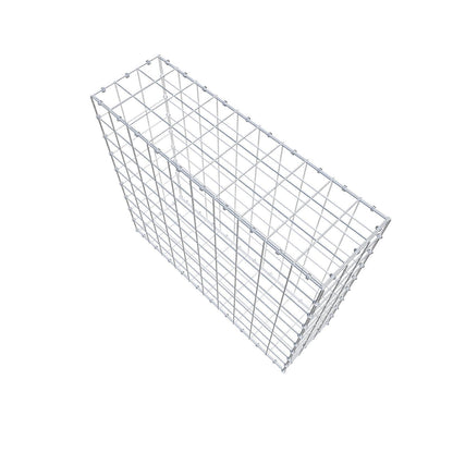Gabione 100 cm x 90 cm x 30 cm (L x H x T), Maschenweite 10 x 10 cm, Spiralring