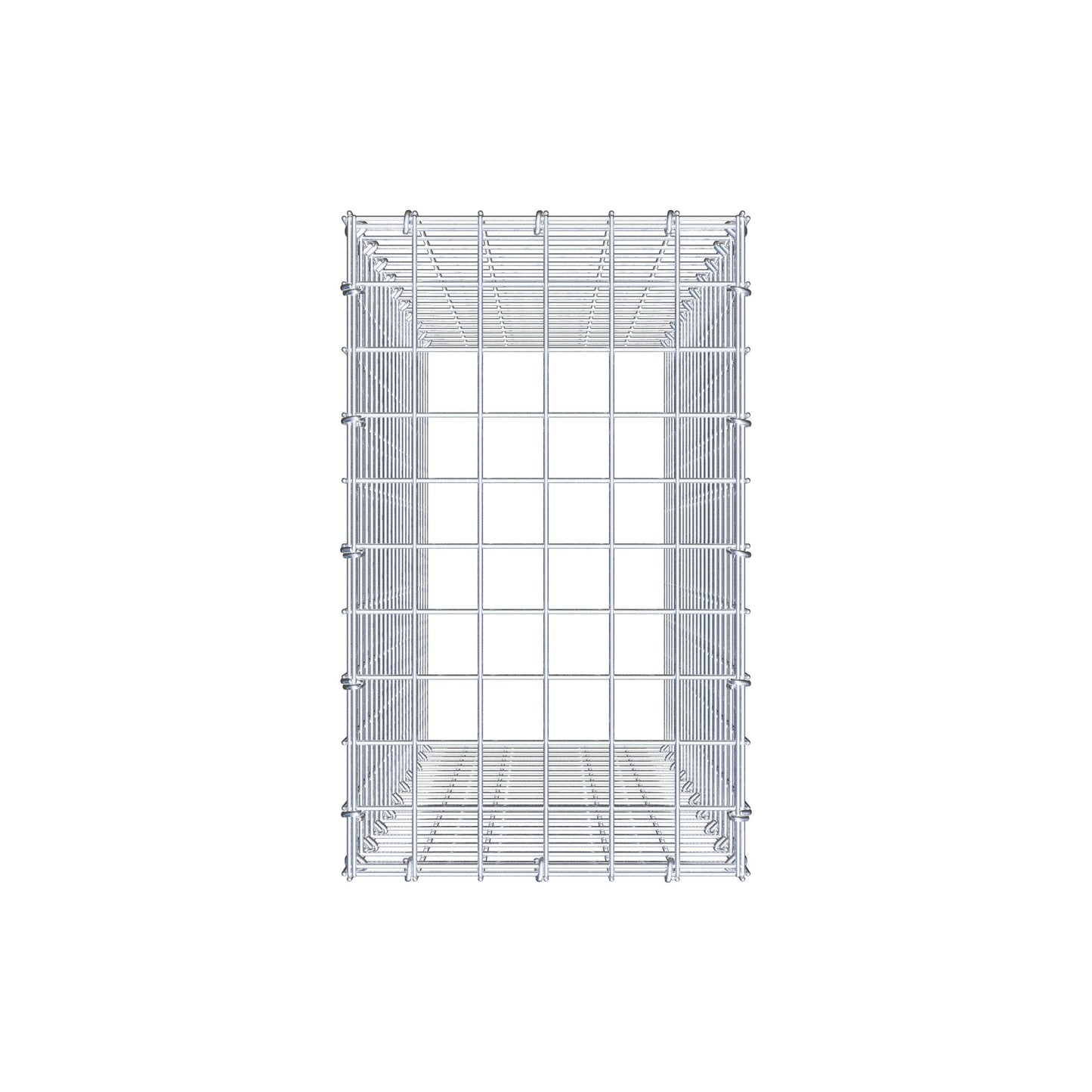 Gabião Tipo 3 100 cm x 30 cm x 50 cm (C x A x P), malhagem 5 cm x 5 cm, anel C