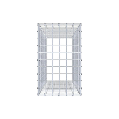 Gabião Tipo 3 100 cm x 30 cm x 50 cm (C x A x P), malhagem 5 cm x 5 cm, anel C
