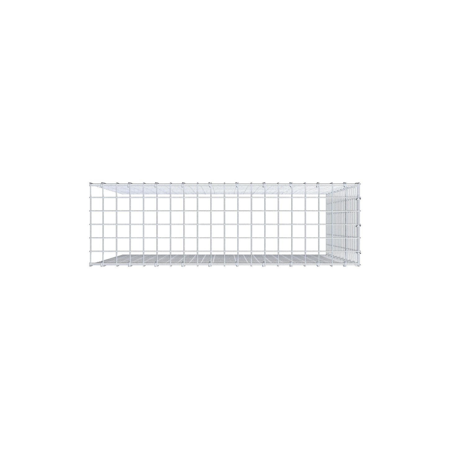 Fourche rapportée type 4 100 cm x 100 cm x 30 cm (L x H x P), mailles 5 cm x 5 cm, anneau C
