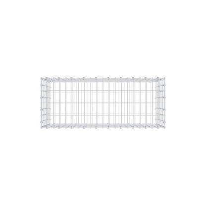 Gabião 100 cm x 50 cm x 40 cm (C x A x P), malhagem 5 x 10 cm, anel espiral