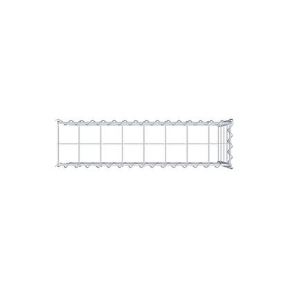Anbaugabione Typ 4 80 cm x 40 cm x 20 cm (L x H x T), Maschenweite 10 cm x 10 cm, Spirale