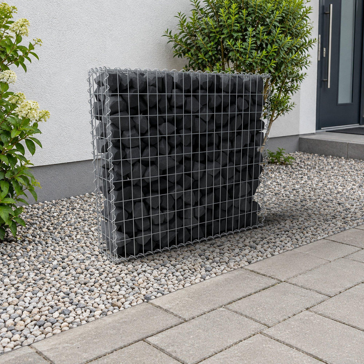 Gabbione 100 cm x 90 cm x 20 cm (L x H x P), maglia 5 cm x 10 cm, spirale