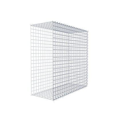 Gabion rapporté type 2 100 cm x 100 cm x 40 cm (L x H x P), mailles 5 cm x 5 cm, spirale