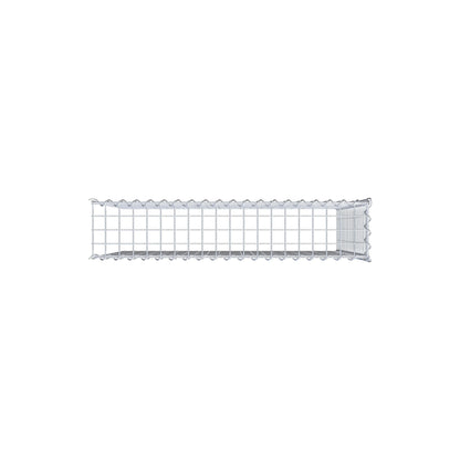 Anbaugabione Typ 4 100 cm x 90 cm x 20 cm (L x H x T), Maschenweite 5 cm x 5 cm, Spirale