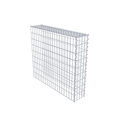 Anbaugabione Typ 4 100 cm x 90 cm x 20 cm (L x H x T), Maschenweite 5 cm x 10 cm, Spirale