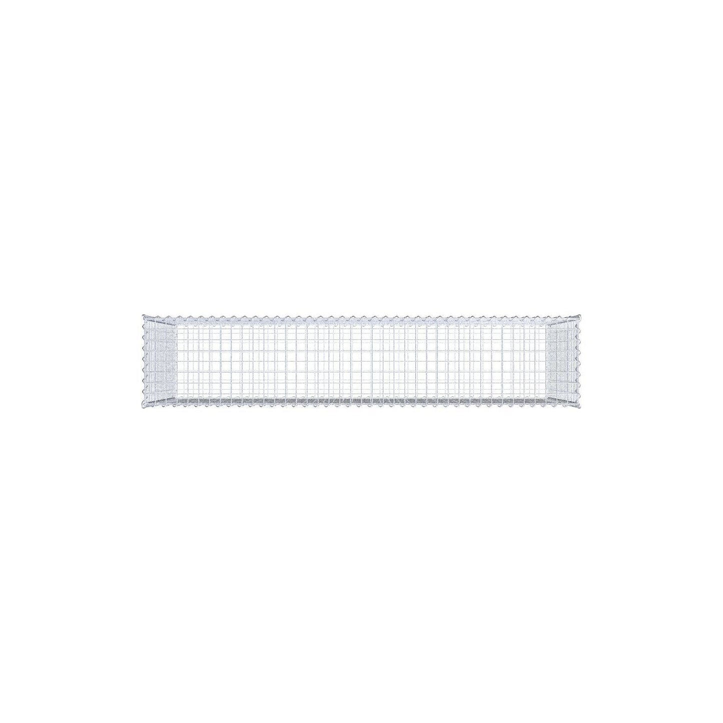 Gabião 200 cm x 100 cm x 40 cm (C x A x P), malhagem 5 cm x 5 cm, espiral