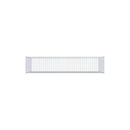 Gabião 200 cm x 100 cm x 40 cm (C x A x P), malhagem 5 cm x 5 cm, espiral