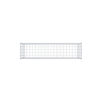 Gabião 200 cm x 100 cm x 50 cm (C x A x P), malhagem 10 cm x 10 cm, espiral