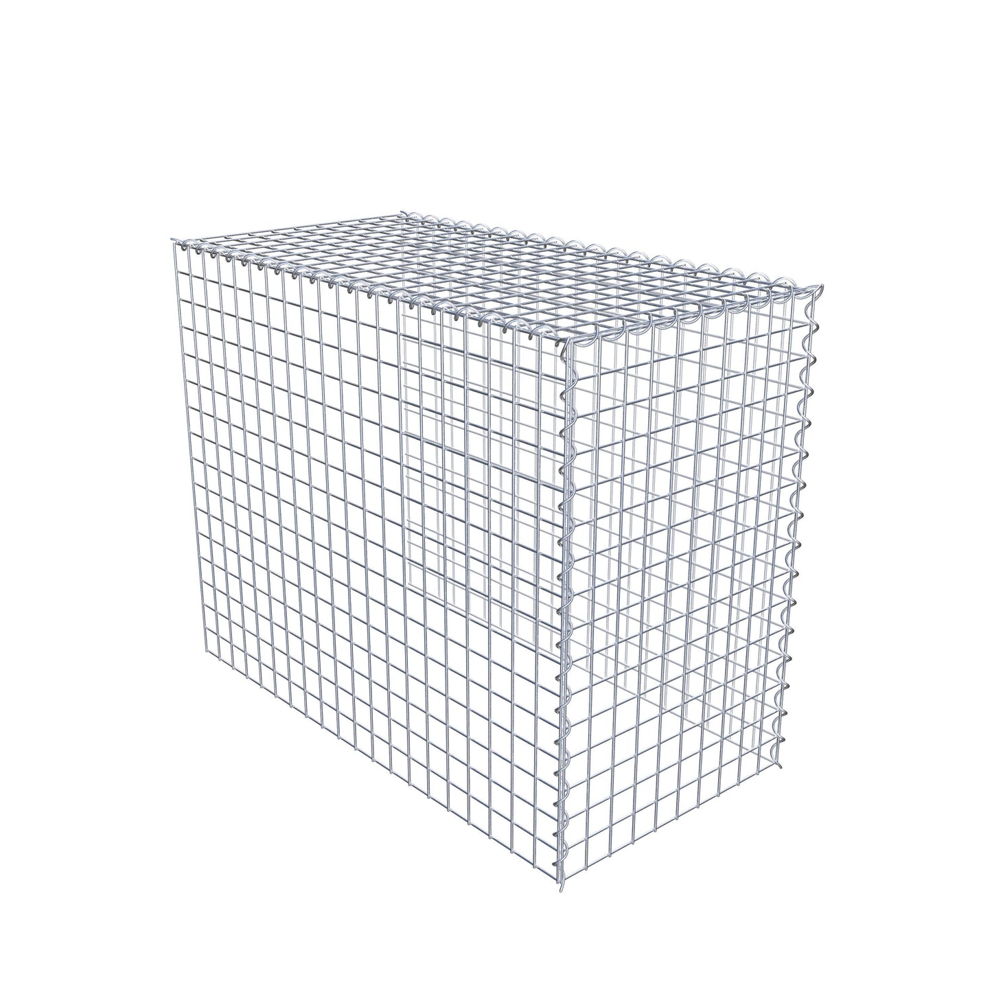 Anbaugabione Typ 4 100 cm x 80 cm x 50 cm (L x H x T), Maschenweite 5 cm x 5 cm, Spirale