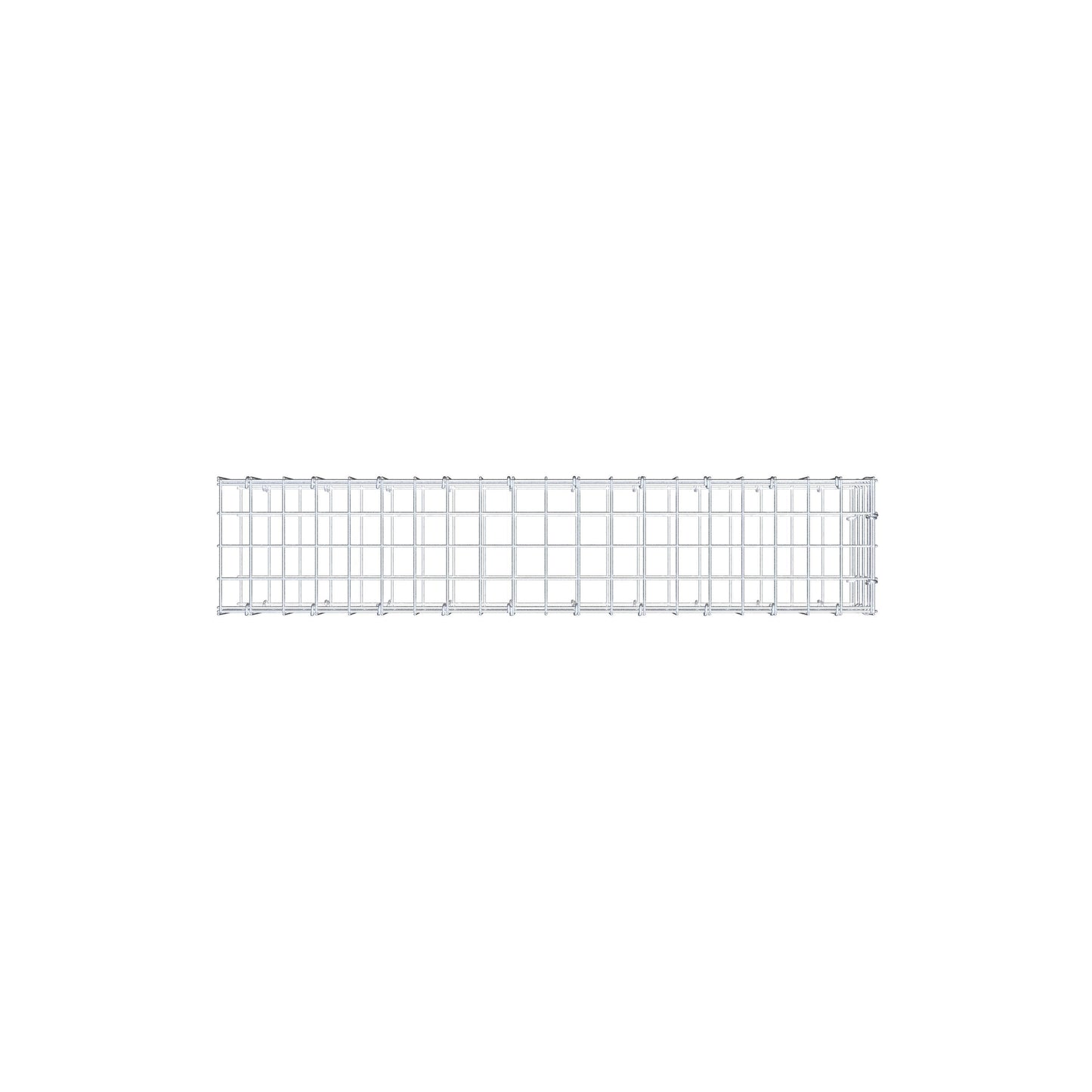 Gabião Tipo 2 100 cm x 20 cm x 20 cm (C x A x P), malhagem 5 cm x 5 cm, anel C