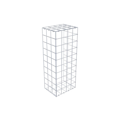 Gabião Tipo 2 100 cm x 30 cm x 40 cm (C x A x P), malhagem 10 cm x 10 cm, anel C