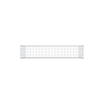 Gabion 200 cm x 100 cm x 40 cm (L x H x D), mesh size 10 cm x 10 cm, spiral