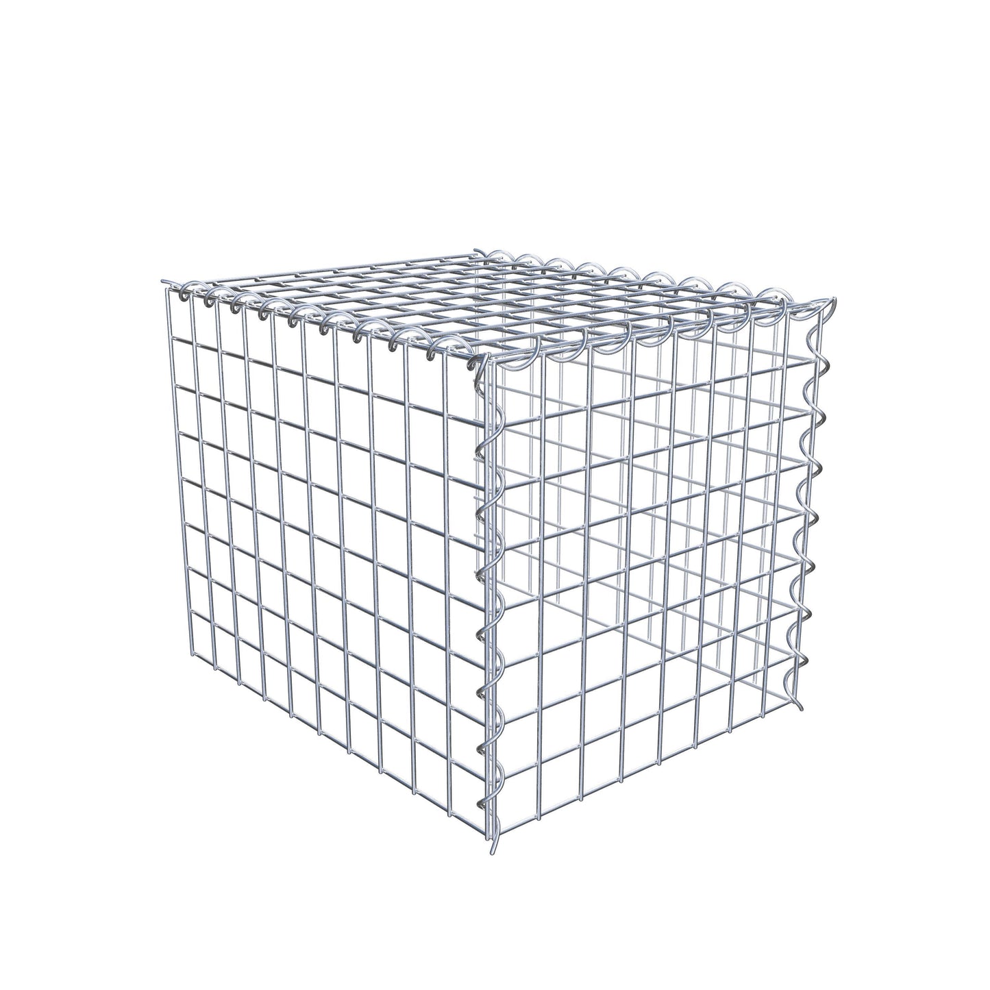 Anbaugabione Typ 4 50 cm x 40 cm x 40 cm (L x H x T), Maschenweite 5 cm x 5 cm, Spirale