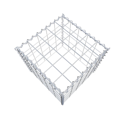 Gabião tipo 3 50 cm x 50 cm x 50 cm (C x A x P), malhagem 10 cm x 10 cm, espiral