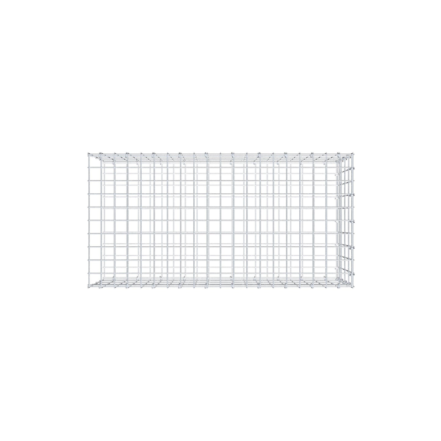 Tilläggspåle typ 2 100 cm x 40 cm x 50 cm, maskstorlek 5 cm x 10 cm, C-ring