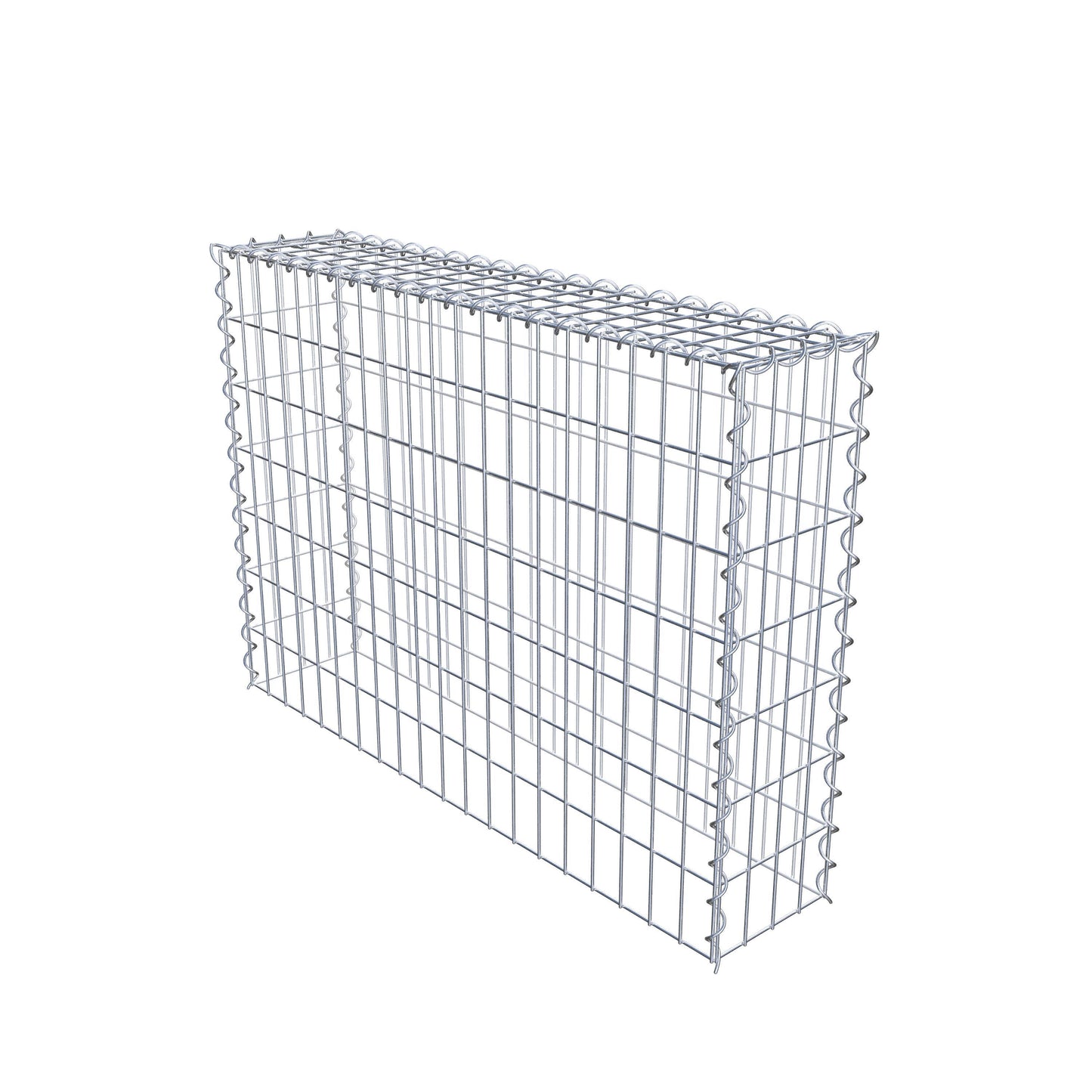Gabbione aggiuntivo tipo 3 100 cm x 70 cm x 20 cm (L x H x P), maglia 5 cm x 10 cm, spirale