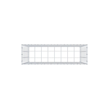 Anbaugabione Typ 3 100 cm x 90 cm x 30 cm (L x H x T), Maschenweite 10 cm x 10 cm, C-Ring