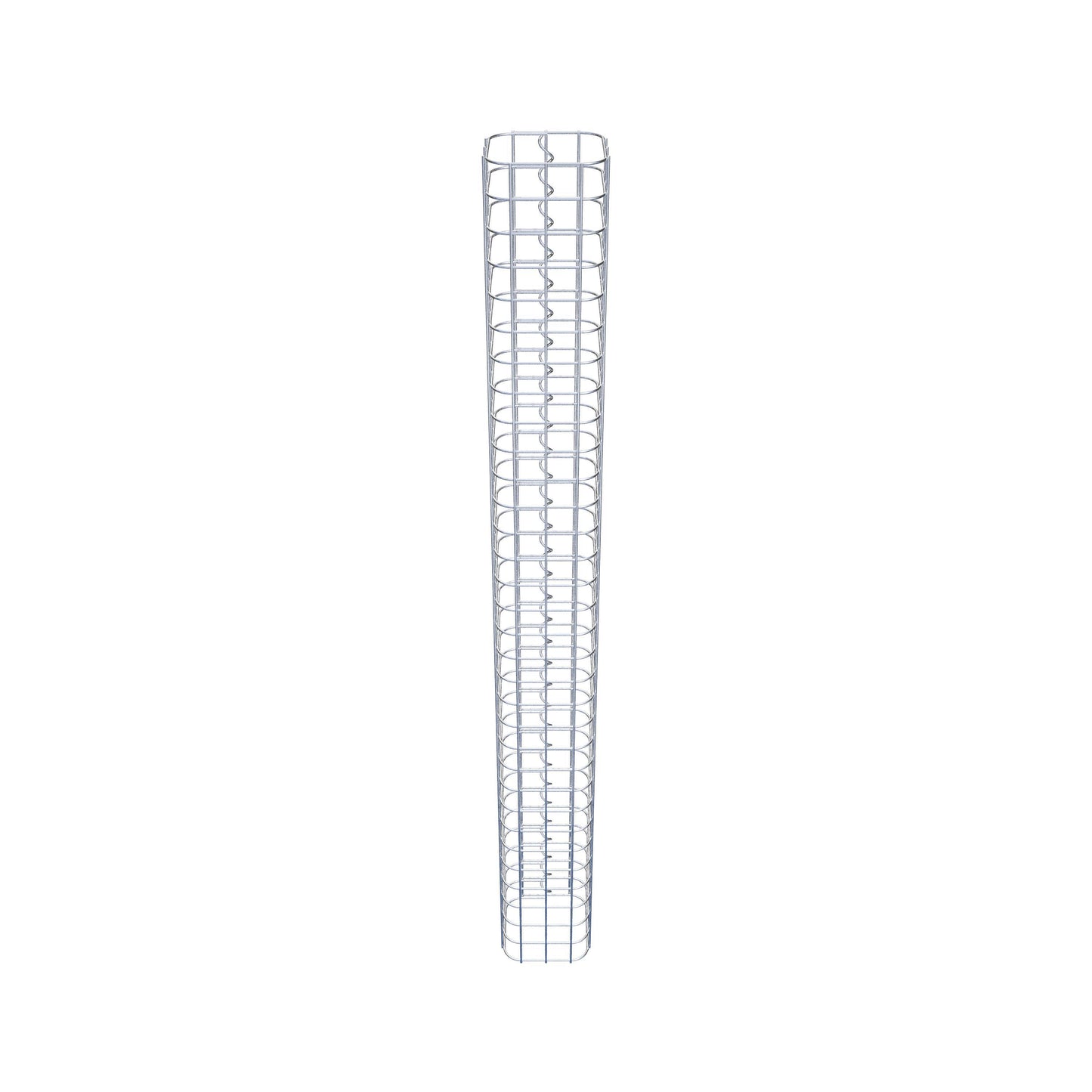 Gabionsøjle firkantet 17 cm x 17 cm, 160 cm højde, MW 5 cm x 5 cm