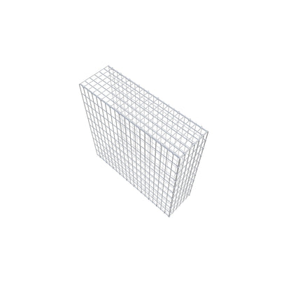 Monteret gabion type 2 100 cm x 100 cm x 30 cm, maskestørrelse 5 cm x 10 cm, C-ring