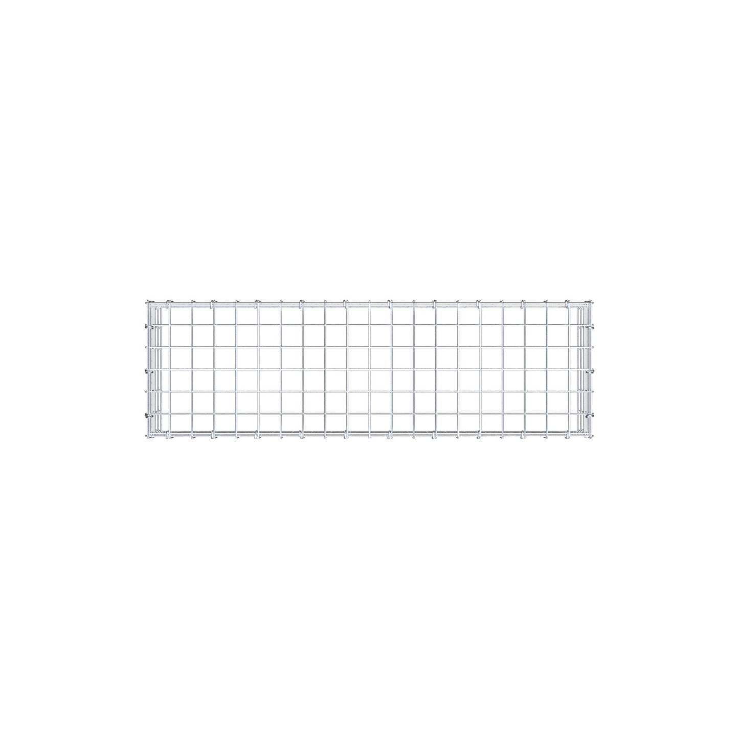 Anbaugabione Typ 3 100 cm x 20 cm x 30 cm (L x H x T), Maschenweite 5 cm x 5 cm, C-Ring