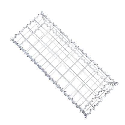Gabion 100 cm x 20 cm x 40 cm (L x H x P), mailles 10 cm x 10 cm, spirale