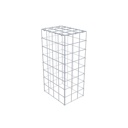 Anbaugabione Typ 3 80 cm x 40 cm x 30 cm (L x H x T), Maschenweite 10 cm x 10 cm, C-Ring