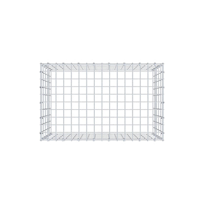 Monteret gabion type 3 80 cm x 50 cm x 50 cm (L x H x D), maskestørrelse 5 cm x 10 cm, C-ring