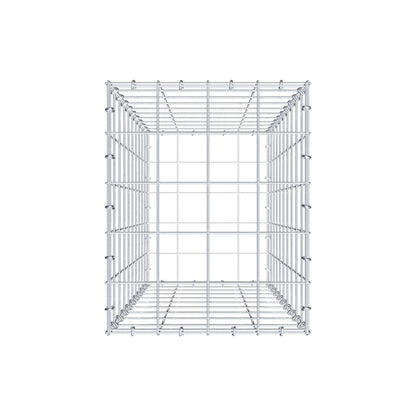 Gabion 100 cm x 40 cm x 50 cm (L x H x D), maskestørrelse 10 cm x 10 cm, C-ring
