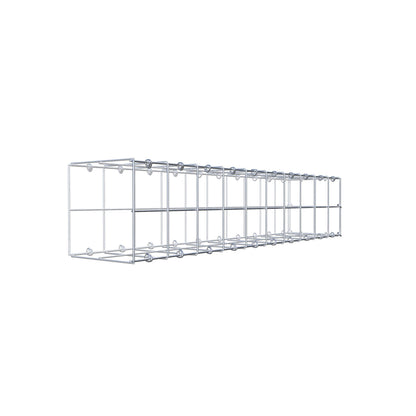 Monteret gabion type 2 100 cm x 20 cm x 20 cm (L x H x D), maskestørrelse 10 cm x 10 cm, C-ring
