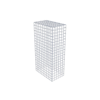 Fourche rapportée type 3 100 cm x 50 cm x 30 cm (L x H x P), mailles 5 cm x 5 cm, anneau en C