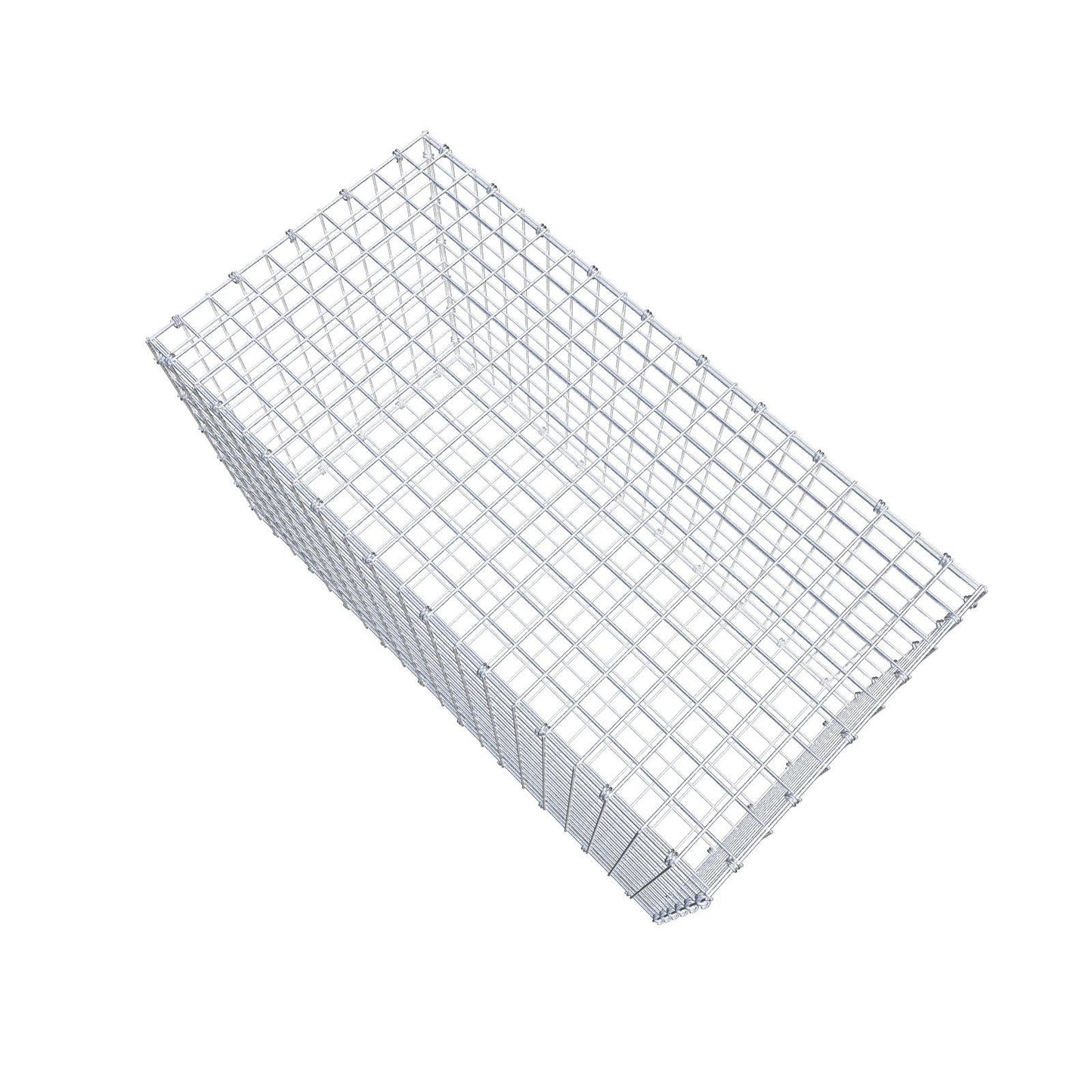 Gabião 100 cm x 60 cm x 50 cm (C x A x P), malhagem 5 x 5 cm, anel espiral