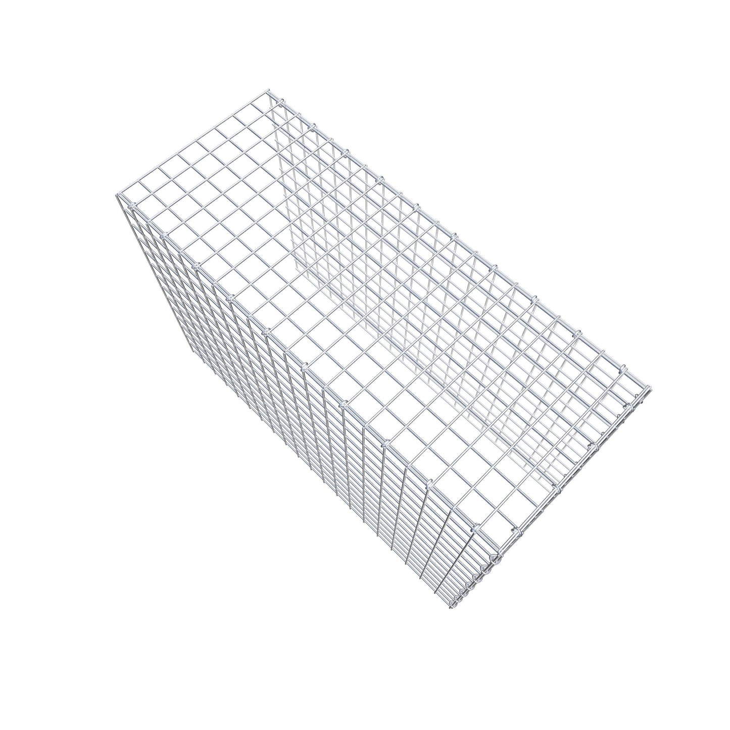 Gavión complementario de tipo 4 100 cm x 70 cm x 40 cm (L x A x P), malla 5 cm x 5 cm, anillo en C