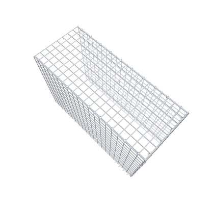 Gavión complementario de tipo 4 100 cm x 70 cm x 40 cm (L x A x P), malla 5 cm x 5 cm, anillo en C