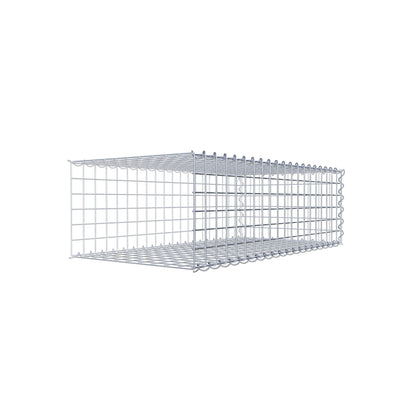 Anbaugabione Typ 2 100 cm x 30 cm x 50 cm (L x H x T), Maschenweite 5 cm x 5 cm, Spirale
