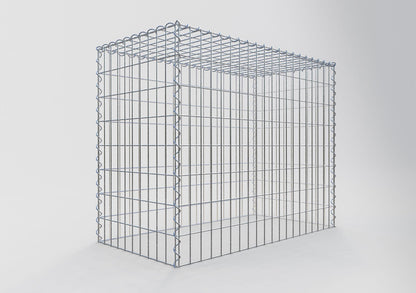Gabion rapporté type 3 100 cm x 80 cm x 50 cm (L x H x P), mailles 5 cm x 10 cm, spirale