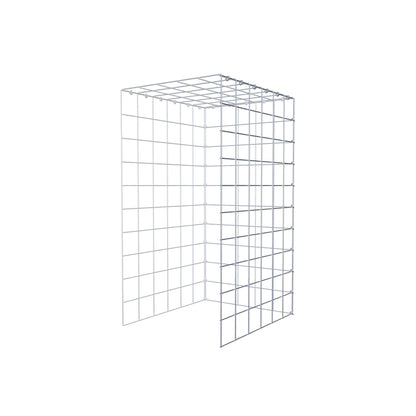 Fourche rapportée type 4 100 cm x 60 cm x 50 cm (L x H x P), mailles 10 cm x 10 cm, anneau C