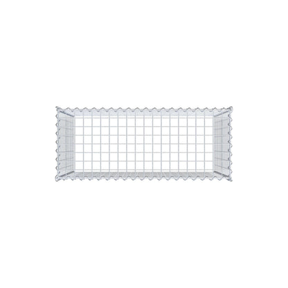 Anbaugabione Typ 3 100 cm x 70 cm x 40 cm (L x H x T), Maschenweite 5 cm x 5 cm, Spirale