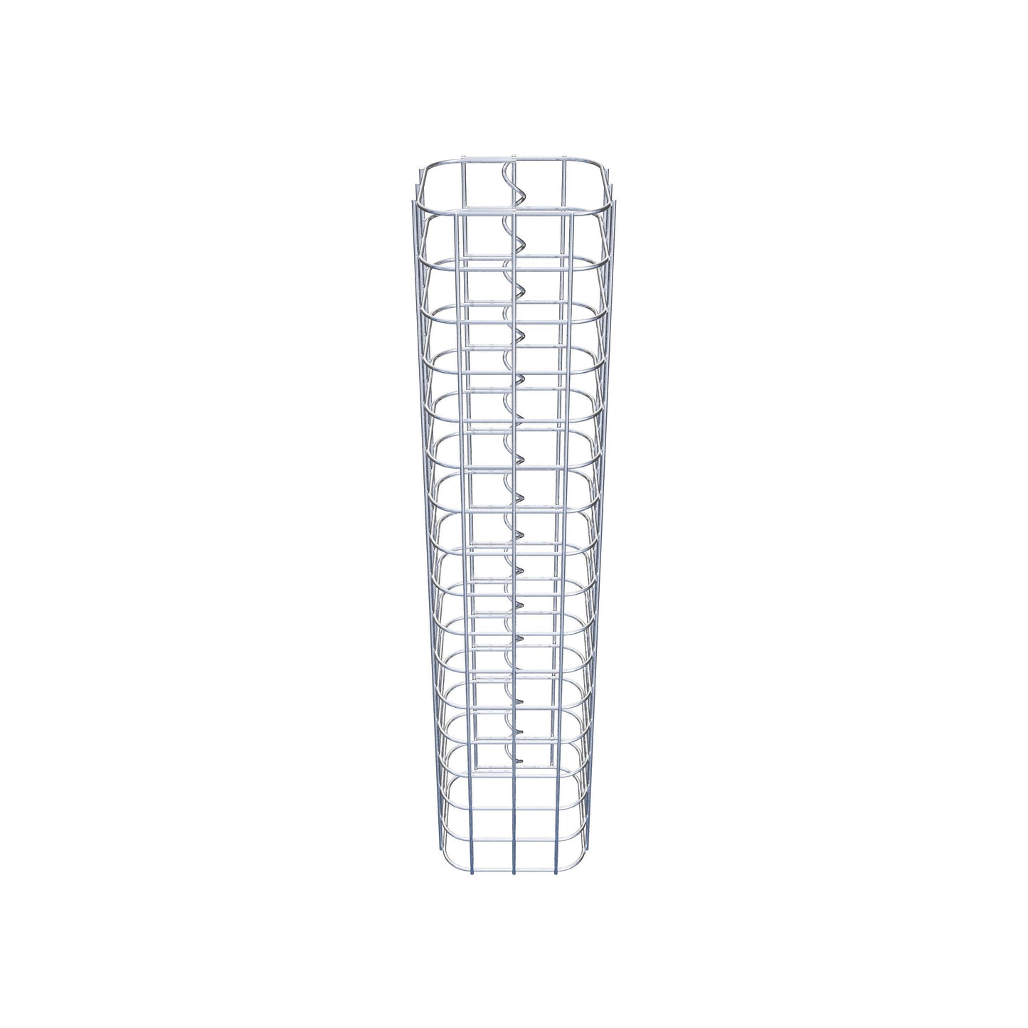 Colonna di gabbioni quadrata 17 cm x 17 cm, alta 80 cm, MW 5 cm x 5 cm