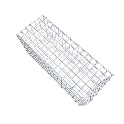 Gabbione 80 cm x 40 cm x 30 cm (L x H x P), maglia 5 cm x 10 cm, anello a C