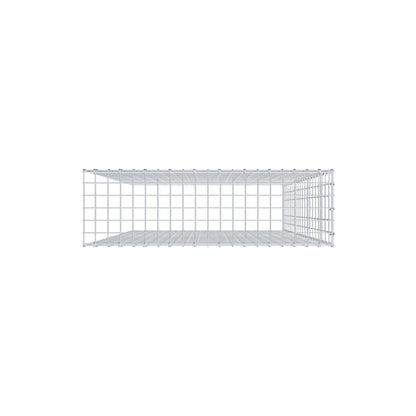 Monteret gabion type 4 200 cm x 100 cm x 30 cm (L x H x D), maskestørrelse 5 cm x 10 cm, C-ring